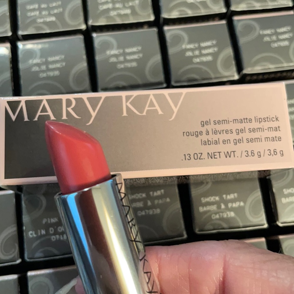 May Kay Gel Semi-Matte Lipstick-Always Apricot